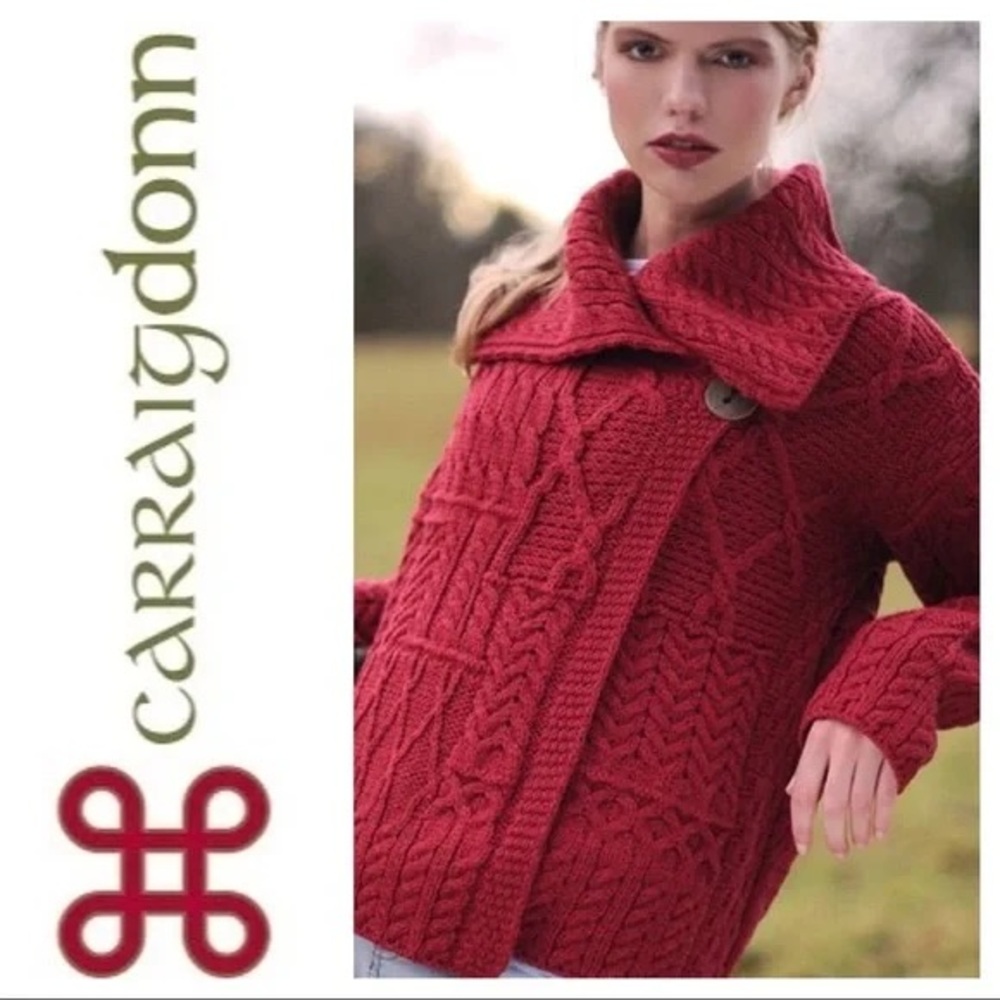 CARRAIG DONN merino wool cardigan